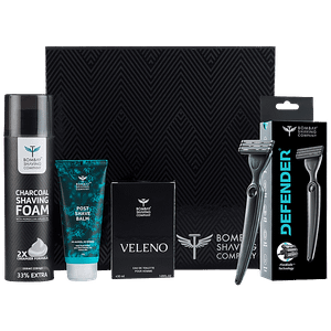 Bombay Shaving Company Shave Dazzle Kit For Mens Grooming 4 Pcs