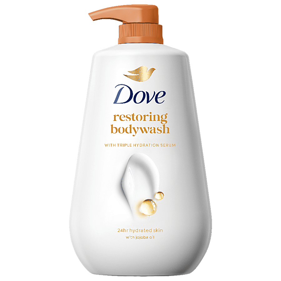 Dove Dryness Care Body Wash With Jojoba Oil Sulphate Free Cleansers 800 Ml