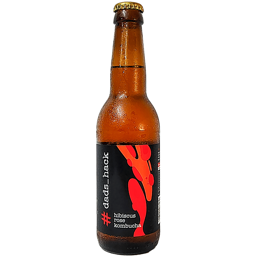 Dads Hack Hibiscus Rose Kombucha 330 Ml
