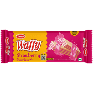 Dukes Waffy Rolls Strawberry 75 G Pouch