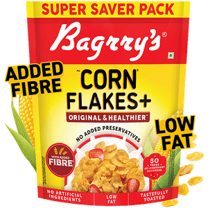 Bagrrys Corn Flakes Plus Original Healthier 800 G