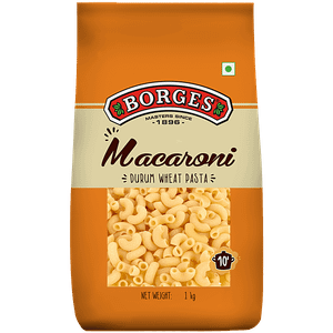 Borges Macaroni Durum Wheat Pasta 1 Kg