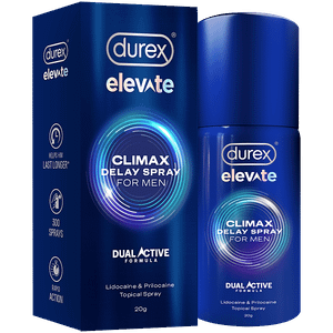 Durex Elevate Climax Delay Spray For Men Lidocaine Prilocaine Topical Spray 20 G