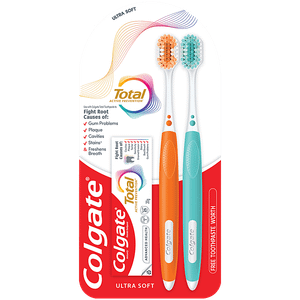 Colgate Total Ultra Soft Toothbrushes 3 Pcs