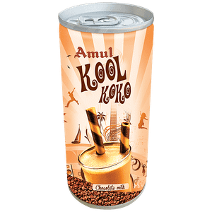 Amul Kool Koko Chocolate Milk 200 Ml Can