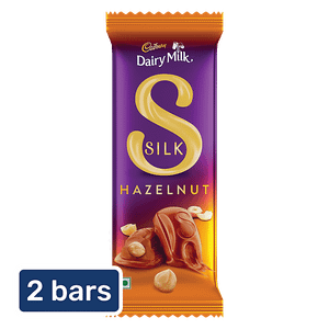 Cadbury Dairy Milk Silk Hazelnut Chocolate Bar 2x143 G