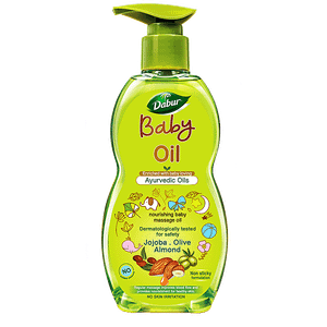 Dabur Baby Oil Non Sticky Massage Oil With No Harmful Chemicals 500 Ml