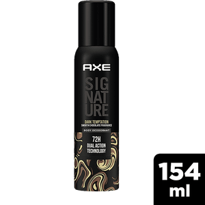 Axe Signature Dark Temptation Long Lasting No Gas Deodorant Bodyspray Perfume For Men 154 Ml
