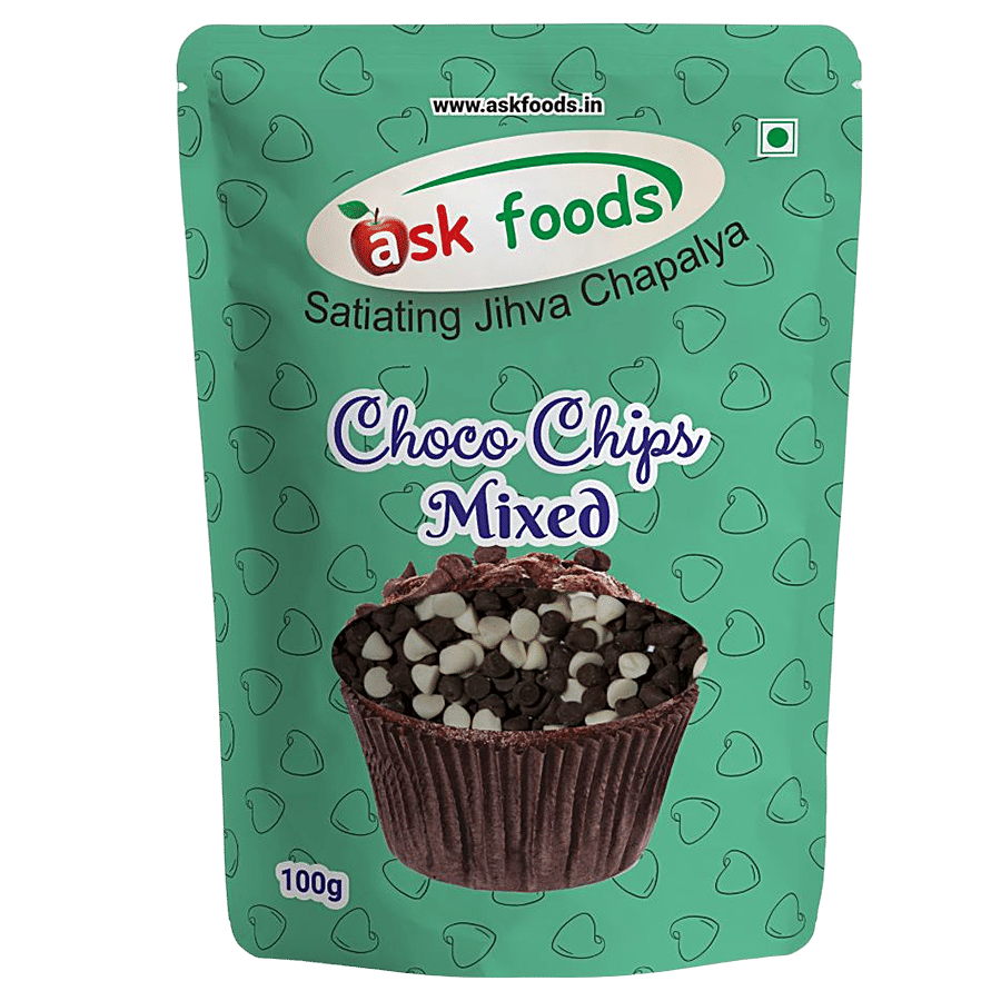 Ask Foods Choco Chips Mixed 100 G