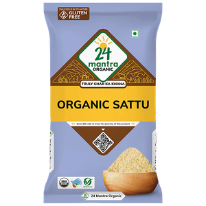 24 Mantra Organic Sattu Atta 500 G Pouch
