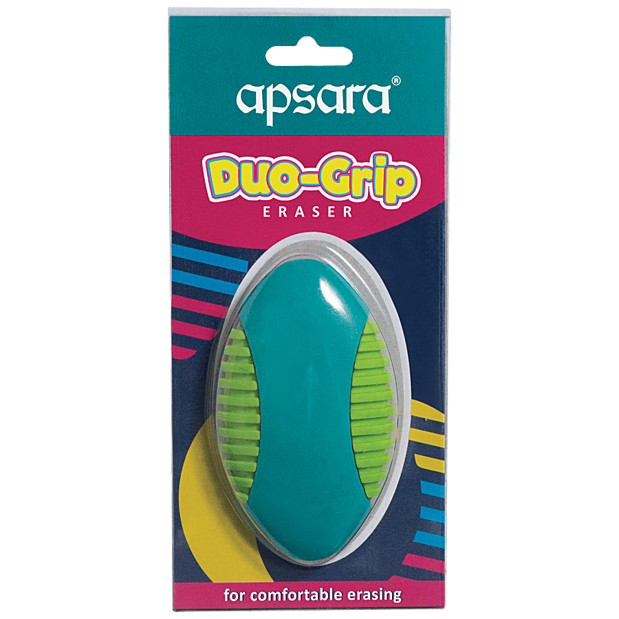 Apsara Duo Grip Eraser Non Toxic Firm Grip Non Dust 1 Pc
