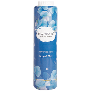 Beautisoul Perfumed Talc Powder With Sweet Pea Flower Refreshing Prevents Body Odour 300 G Bottle