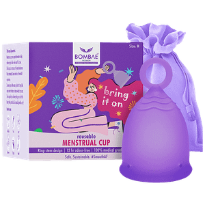 Bombae Bsc Women Reusable Menstrual Cup Medium Size 20g