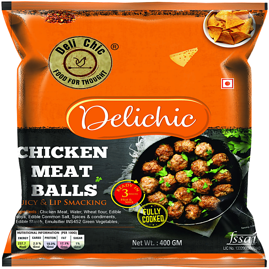 Deli Chic Chicken Meat Balls 400 G Pouch