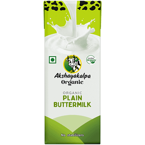 Akshayakalpa Organic Plain Butter Milk 200 Ml