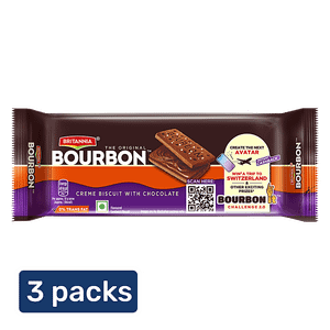 Britannia Bourbon The Original Biscuits 3x100 G