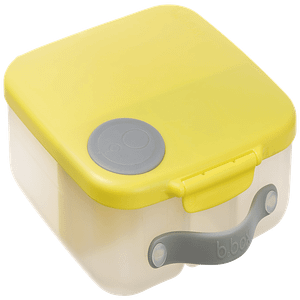 Bbox Lunch Box Lemon Sherbet Yellow Grey Silicone Leak Proof 2 L