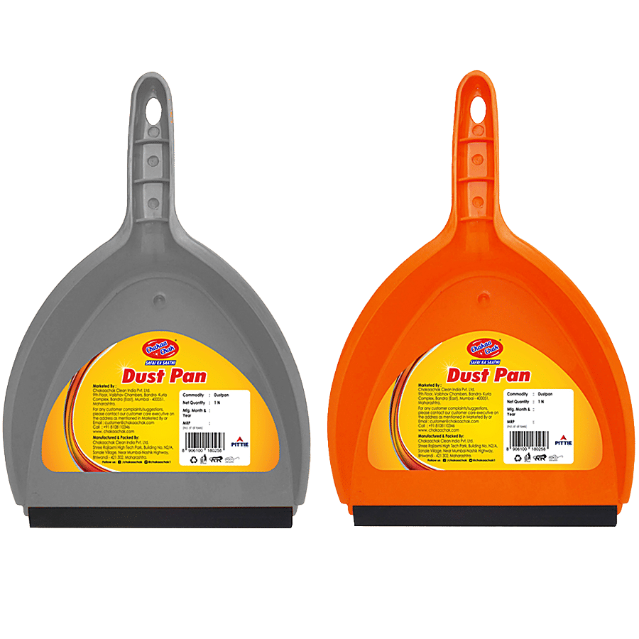 Chakaa Chak Dust Pan Premium Quality Flexible Multicolour 83 G