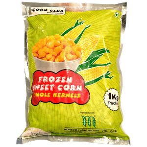 Corn Club Frozen Sweet Corn Whole Kernels 1 Kg Pouch