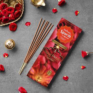 Daivya Sparsh Rose Petals Agarbatti Premium Edition 90 G