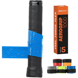 Boldfit Aerogrip Tennis Racket Anti Slip Tape Multicolour 5 Pcs
