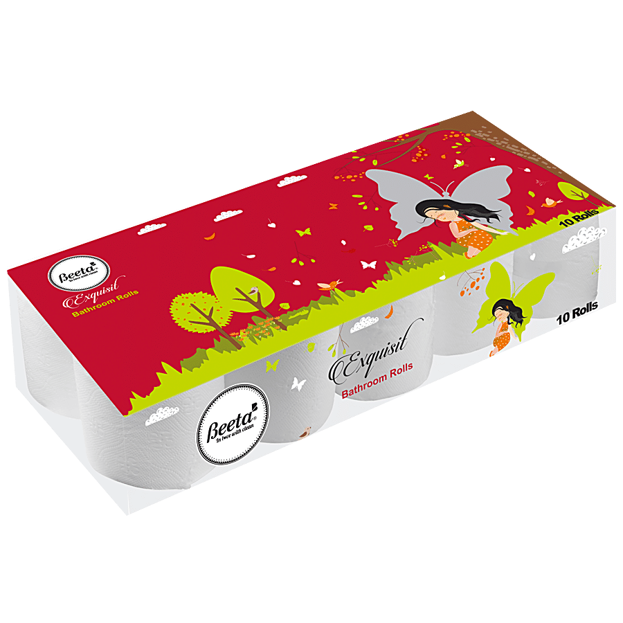 Beeta Budget Toilet Tissue Roll 10 In 1 4000 Sheets