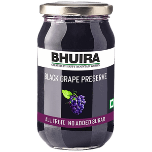 Bhuira Black Grape Preserve No Added Sugar Preservatives 240 G