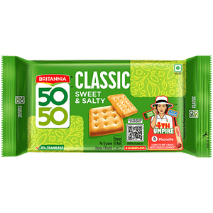 Britannia 50 50 Sweet Salty Biscuits 200 G