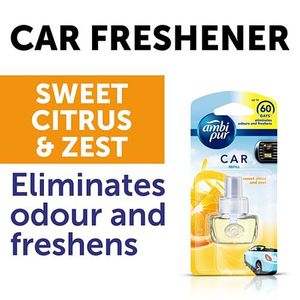 Ambi Pur Car Freshener Refill Sweet Citrus Zest 75 Ml Pouch