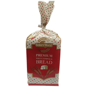 Bakers World Premium White Sandwich Bread Soft Spongy 400 G