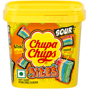 Chupa Chups Mixed Fruit Flavour Soft Candy Bites 154 G