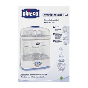 Chicco 3 In 1 Baby 6 Bottles Sterliser With Adjustable Size 1 Pc