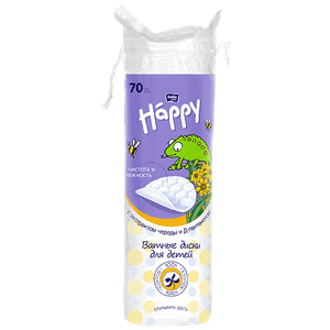 Bella Baby Happy Cotton Pads With D Panthenol Bidens Extract 70 Pcs