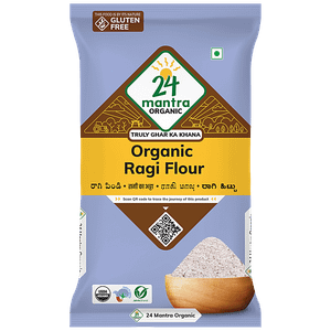 24 Mantra Organic Flour Ragi 500 G Pouch