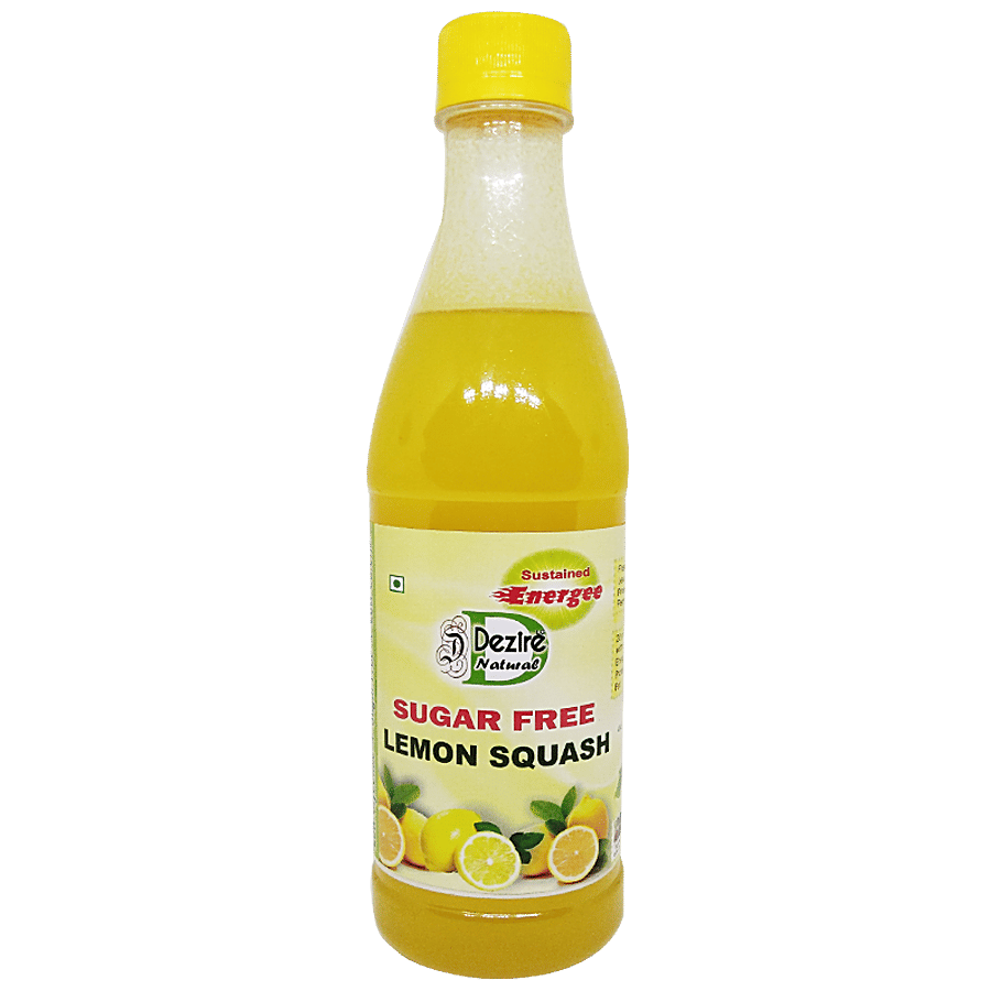 Dezire Squash Lemon Low Glycemic Sugarless 500 Ml