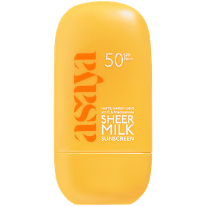 Asaya Sheer Milk Sunscreen Spf 50 Pa Vitamin C Niacinamide 50 Ml