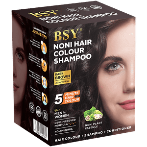 Bsy Noni Hair Colour Shampoo Dark Brown 200 Ml
