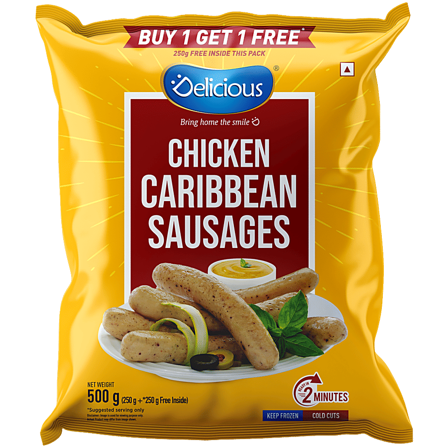 Elicious Chicken Caribbean Sausages 250 G