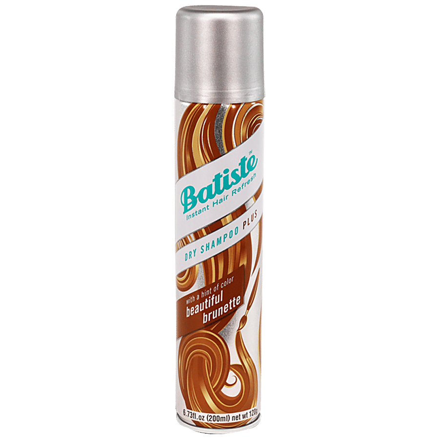 Batiste Instant Hair Refresh Dry Shampoo Plus With A Hint Of Colour Beautiful Brunette 200 Ml