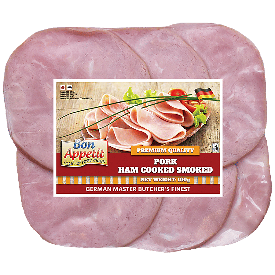 Bon Appetit Pork Cooked Ham 100 G Pouch