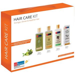 Dr Batras Hair Care Kit Oil Shampoo Conditioner Serum 4 Pcs