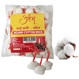 Arham Round Kesar Pooja Rui Batti 15 G