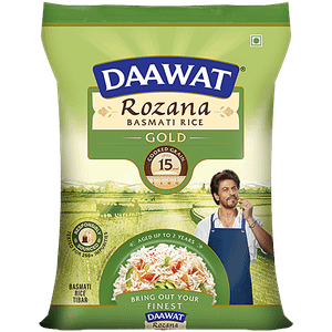 Daawat Basmati Rice Rozana Gold 5 Kg Pouch
