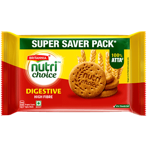 Britannia Nutrichoice Digestive High Fibre Biscuits Super Saver Family Pack 1 Kg