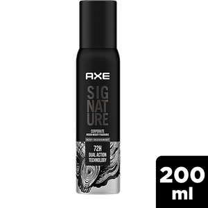 Axe Signature Corporate Body Deodorant Long Lasting No Gas For Men 200 Ml