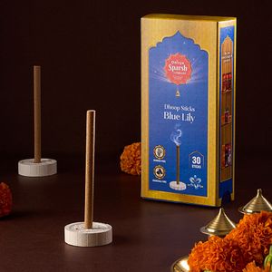 Daivya Sparsh Blue Lily Premium Dhoop Stick 30 Pcs