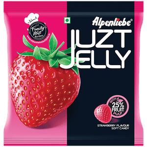 Alpenliebe Juzt Jelly Strawberry Flavour 40 Pcs Pouch