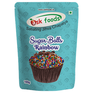 Ask Foods Rainbow Sugar Balls 100 G