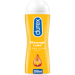 Durex Massage Lube Sensual Lubricant With Ylang Ylang 200 Ml