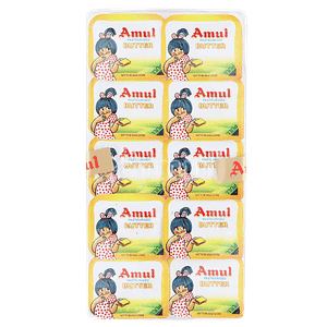 Amul Butter Pasteurised School Pack 10 G Blister Pack